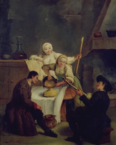 Zubereitung der Polenta von Pietro Longhi